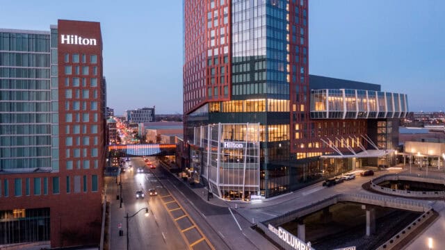 CMHDWNov2022_Exterior_Skybridge_Lights-1